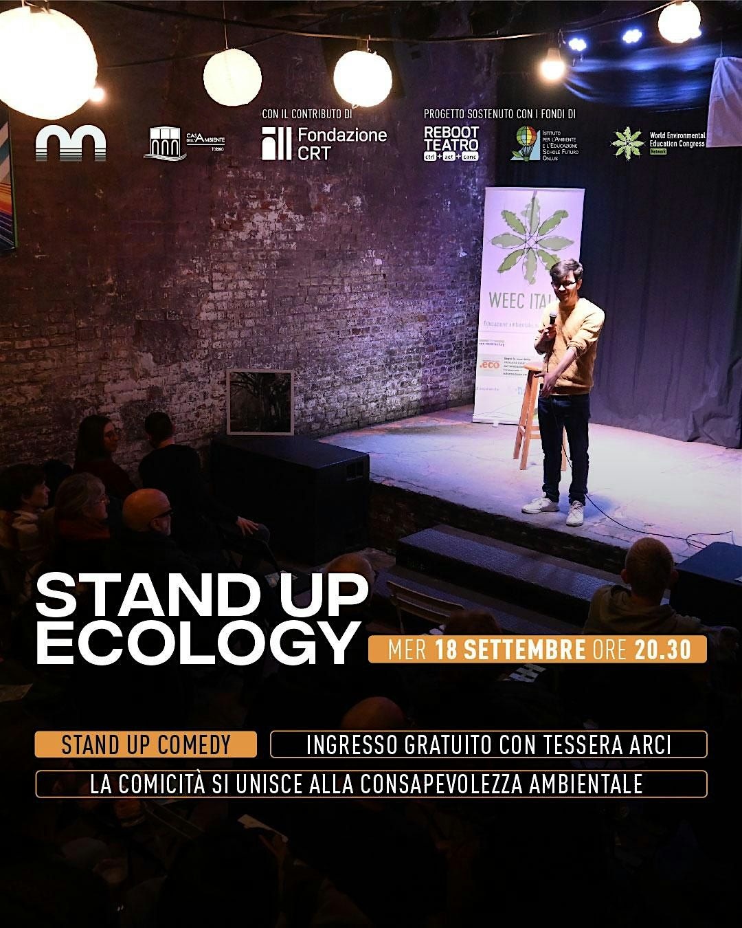 Stand-up Ecology - la comicit\u00e0 si unisce alla consapevolezza ambientale!