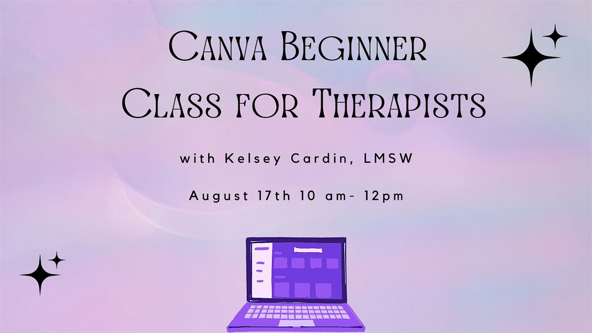 Beginner Canva Class for Therapists