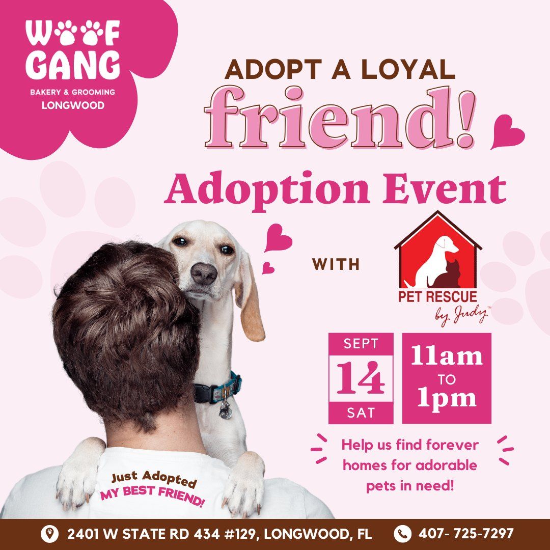 Adoption Event with Pet Rescue By Judy