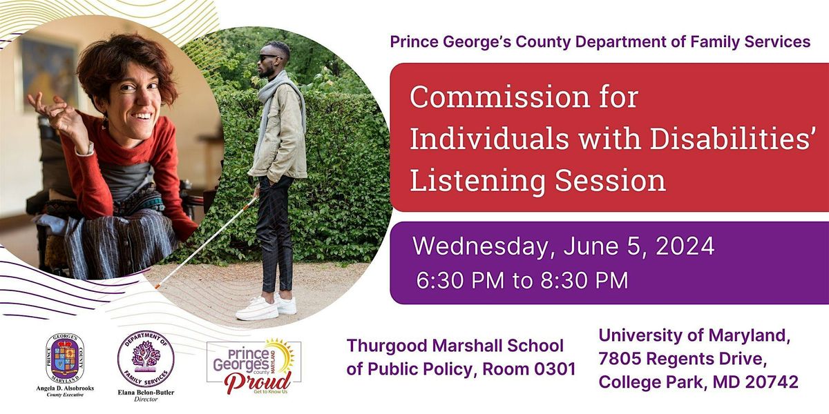 Commission for Individuals with Disabilities\u2019 Public Meeting