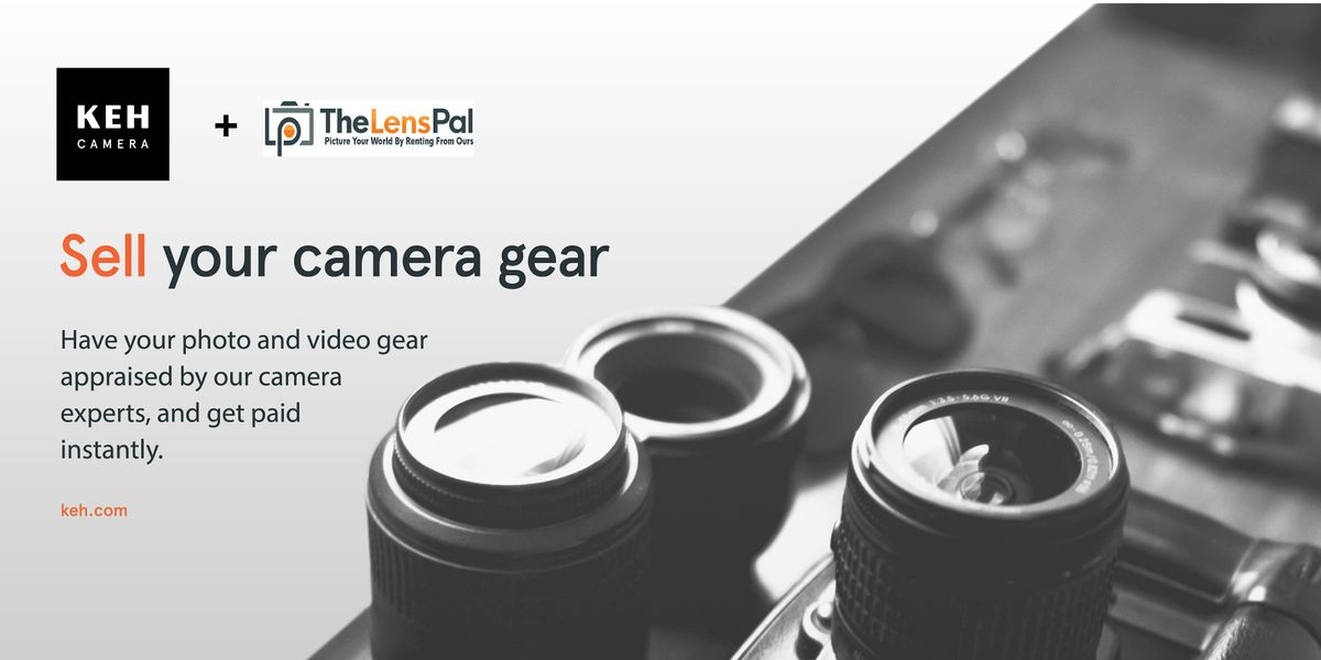 Sell your camera gear (free event) at The Lens Pal