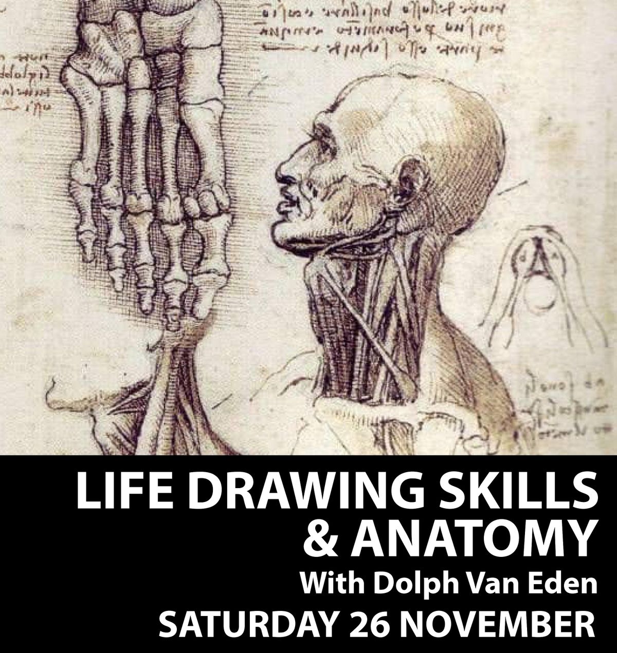 LIFE DRAWING SKILLS & ANATOMY - ONE DAY WORKSHOP