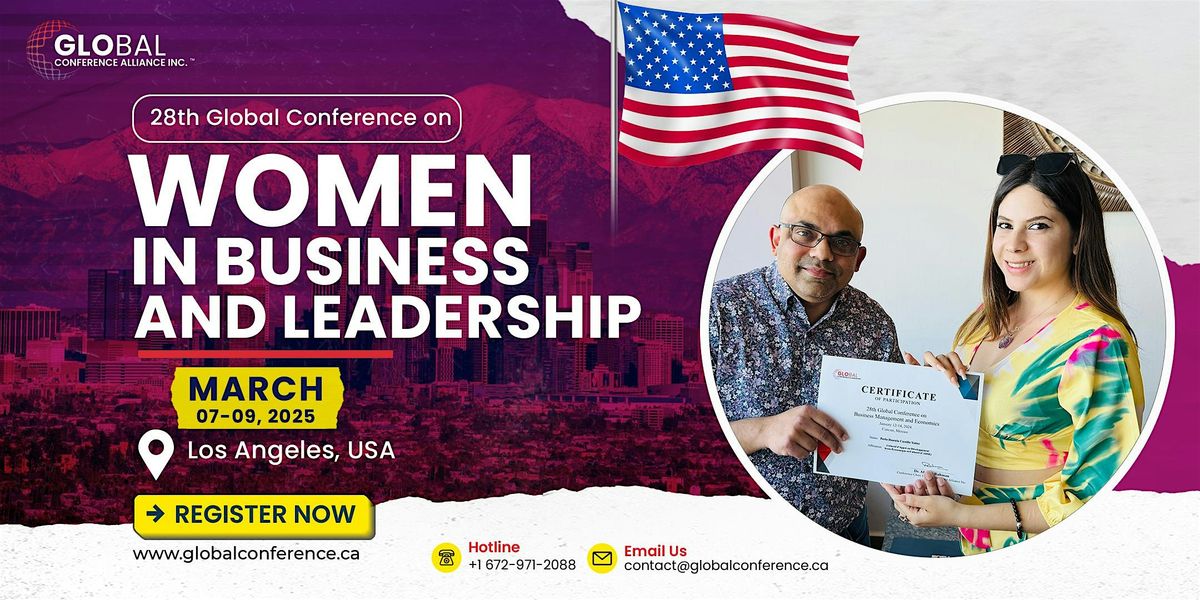 28th Global Conference on Women in Business and Leadership (GCWBL)