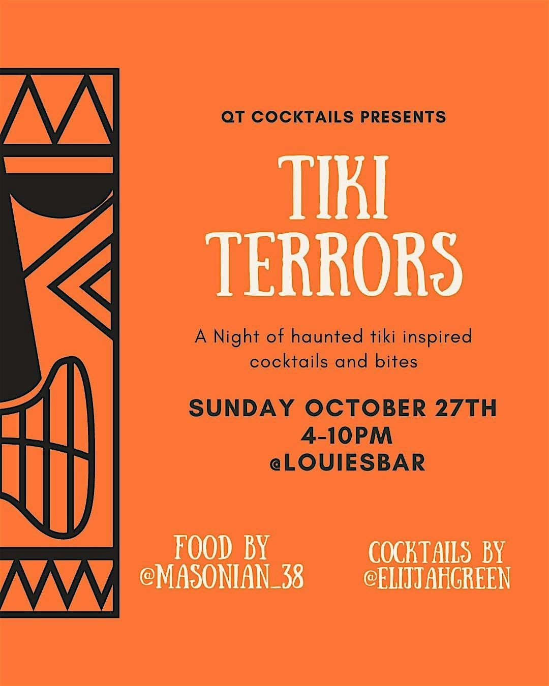 QT Cocktails presents: Tiki Terrors