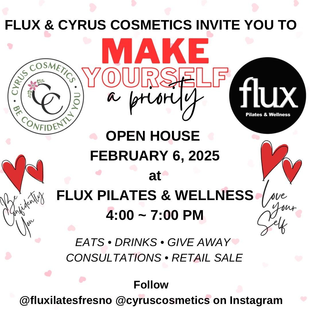 Cyrus Cosmetics x Flux Pilates & Wellness Event