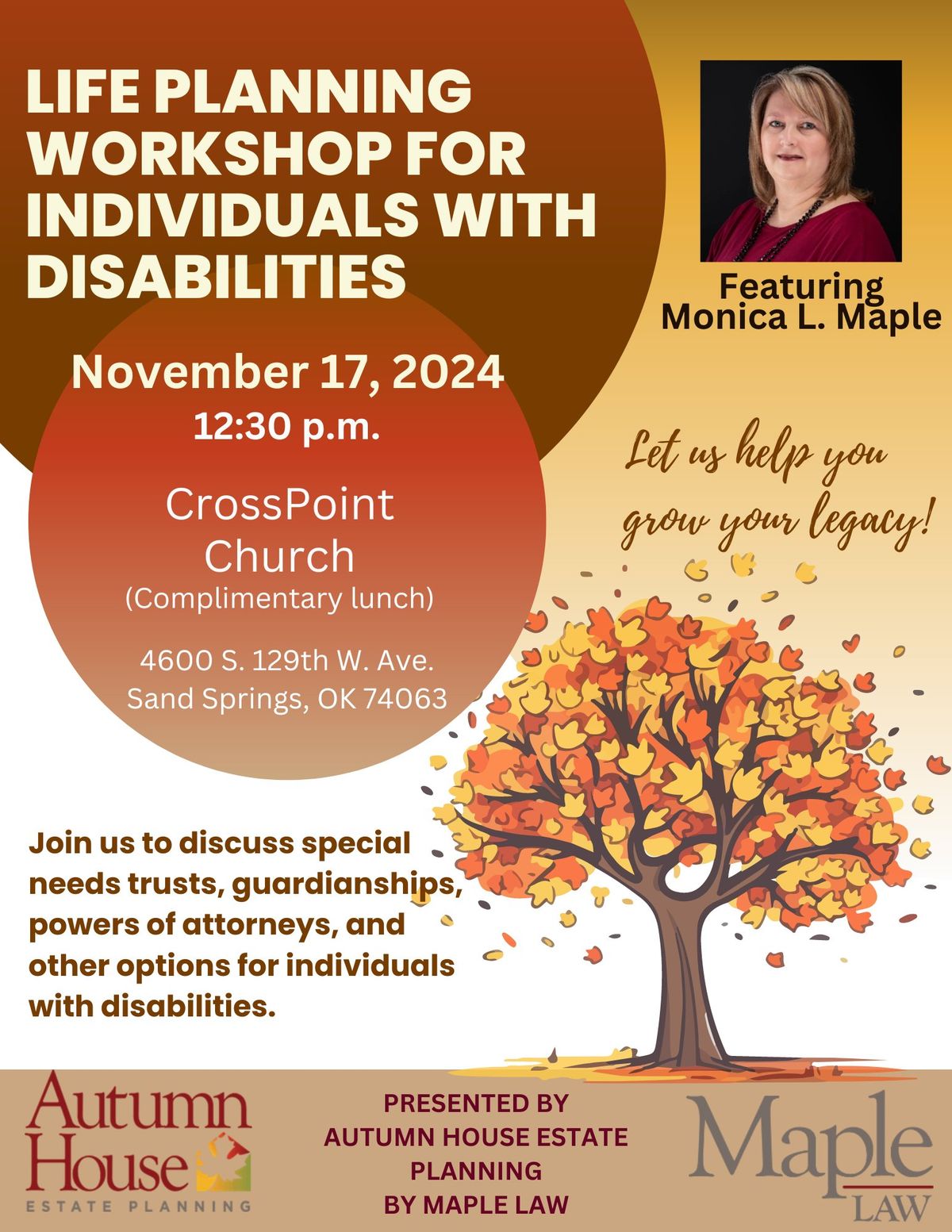 Life Planning Workshop for Individuals with Disabilities