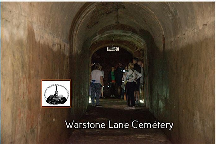 Halloween underground tunnel tour Warstone Lane cemetery catacombs @11.50am