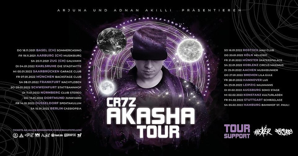 Cr7z \u2022 M\u00fcnchen \u2022 AKASHA Tour 2023