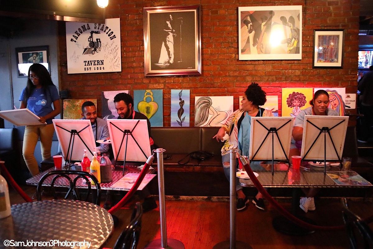 Paint Jam Live R&B soul Paint ‘N Sip SOULECTION EDTION, Culture Coffee