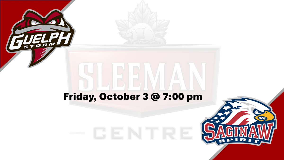 Parking Saginaw Spirit at Guelph Storm