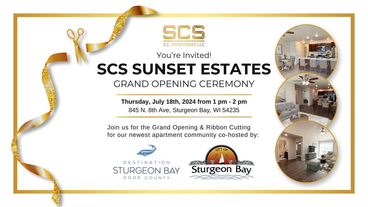 SCS Sunset Estates Grand Opening Ceremony