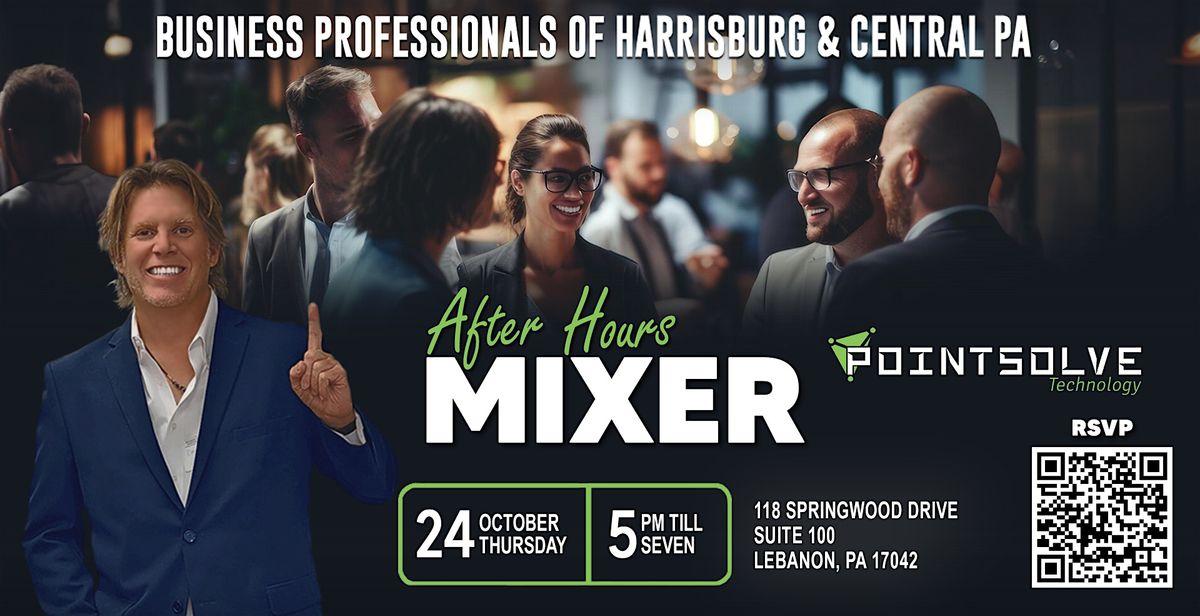 OCTOBER 2024 AfterHours Networking Event with PointSolve Technology!