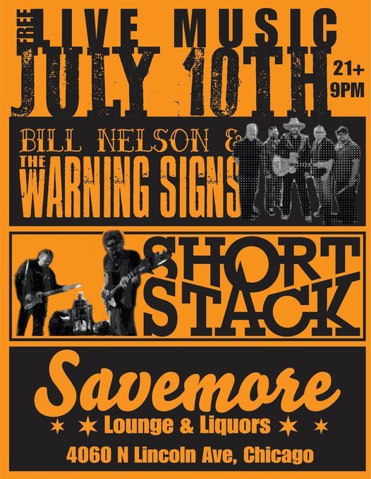 Shortstack and Bill Nelson and the Warning Signs at Savemore Lounge and Liquors