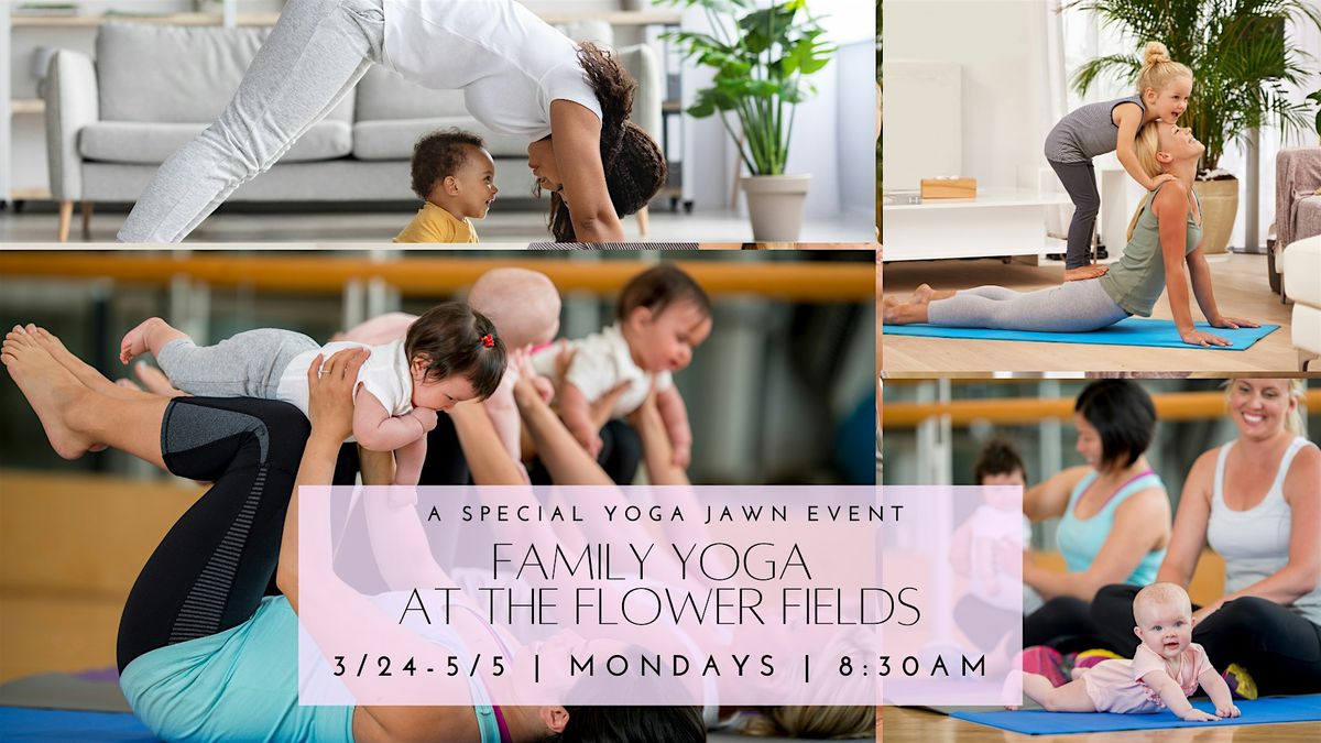 Family Yoga at the Flower Fields