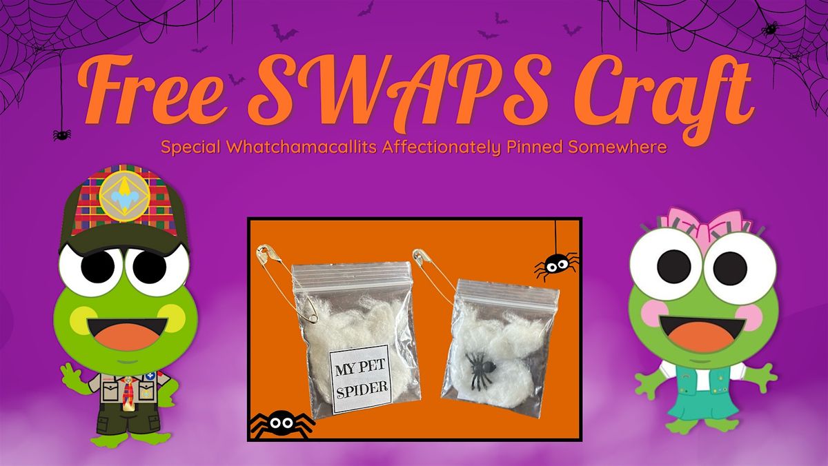 Free SWAPS craft at sweetFrog Victorville