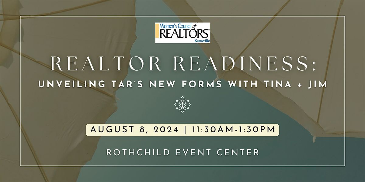 REALTOR Readiness: Unveiling TAR's New Forms with Tina & Jim