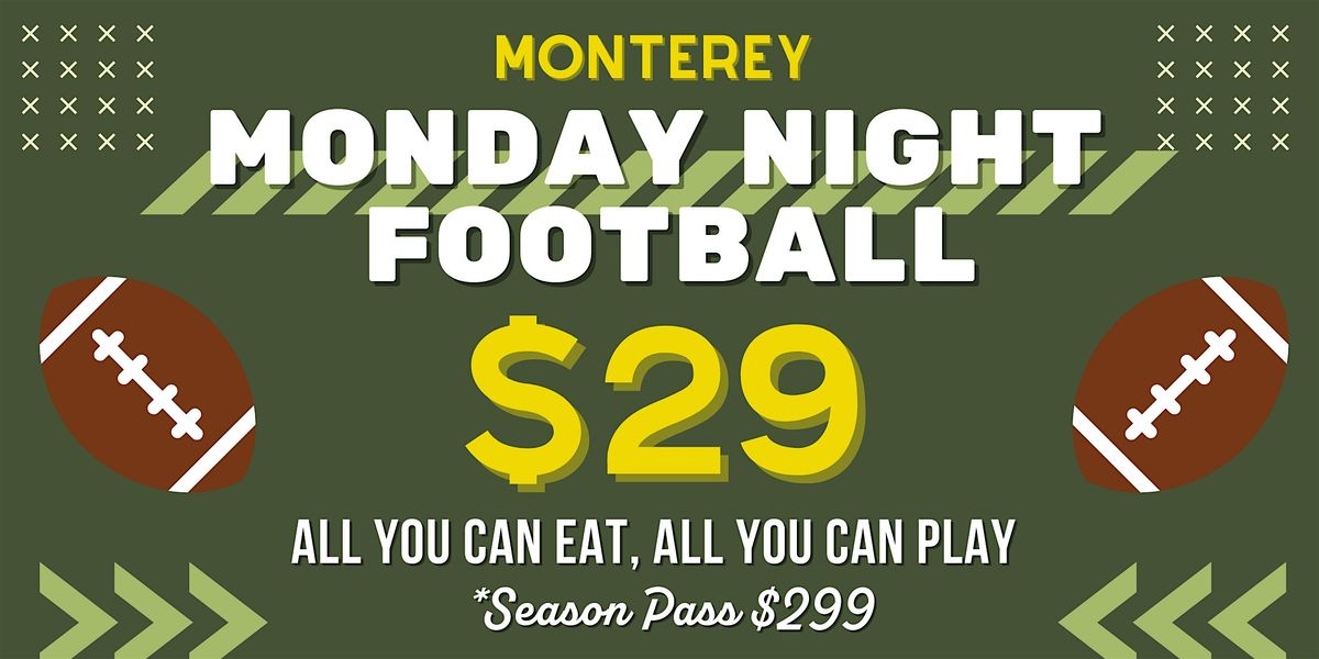 Monday Night Football - All You Can Eat & Play