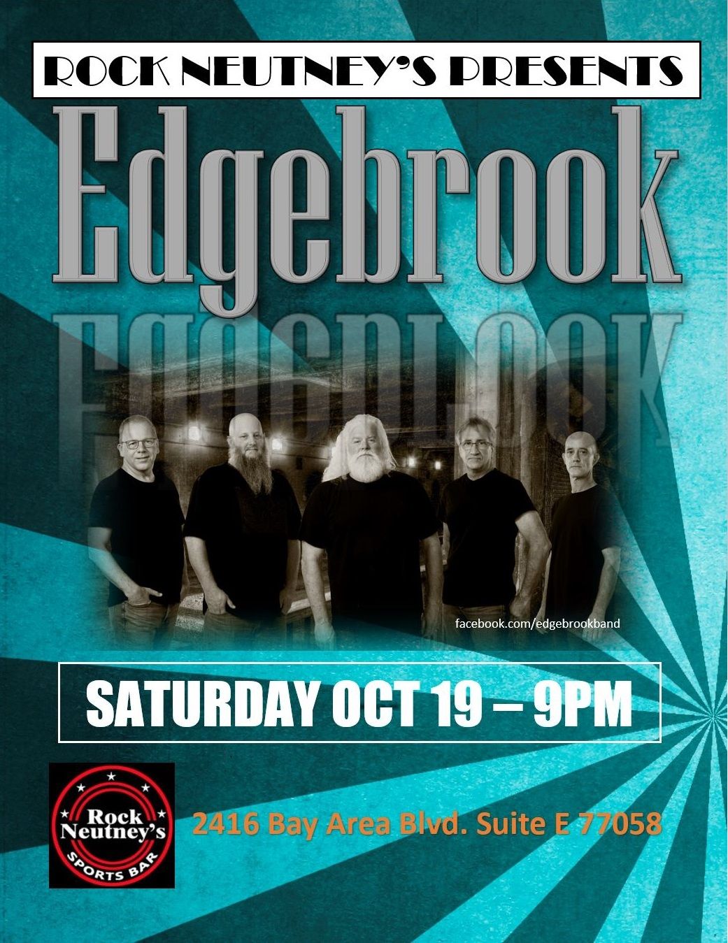 Edgebrook @ Rock Neutney's - Sat Oct 19, 2024