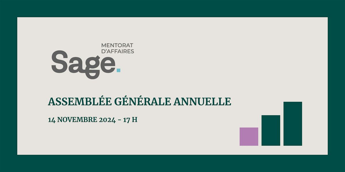 Sage Mentorat d'affaires - Assembl\u00e9e g\u00e9n\u00e9rale annuelle