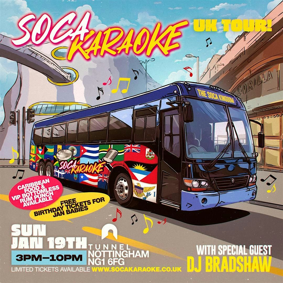 Soca Karaoke UK Tour Nottingham Grand Finale - TRIPLE M TFR & DJ BRADSHAW