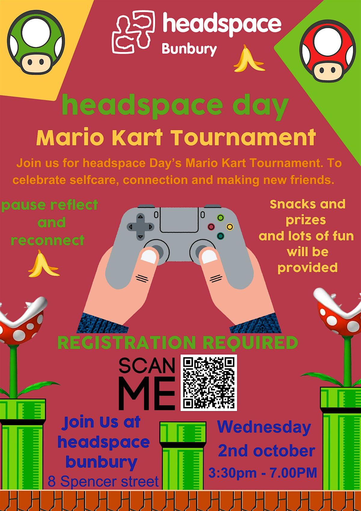 headspace Day Mario tournament