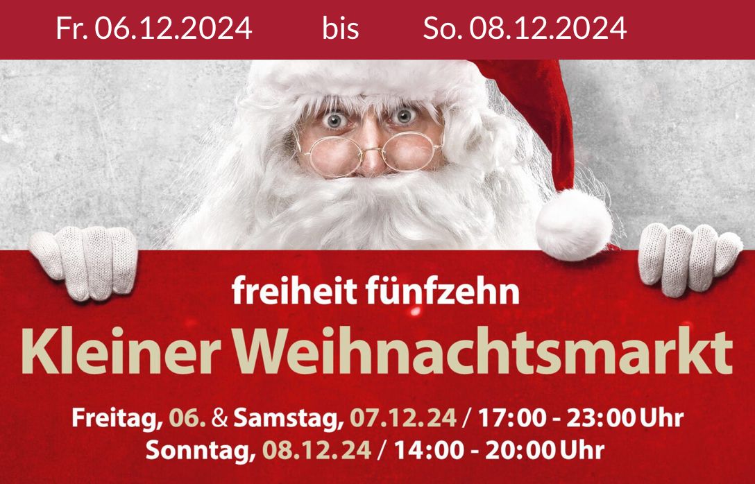 Weihnachtsmarkt freiheitf\u00fcnfzehn