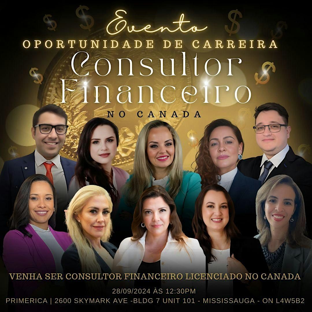 Oportunidade de carreira na \u00e1rea financeira no Canada