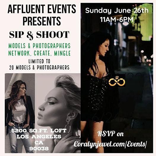 Sip & SHOOT Photographers and models networking event