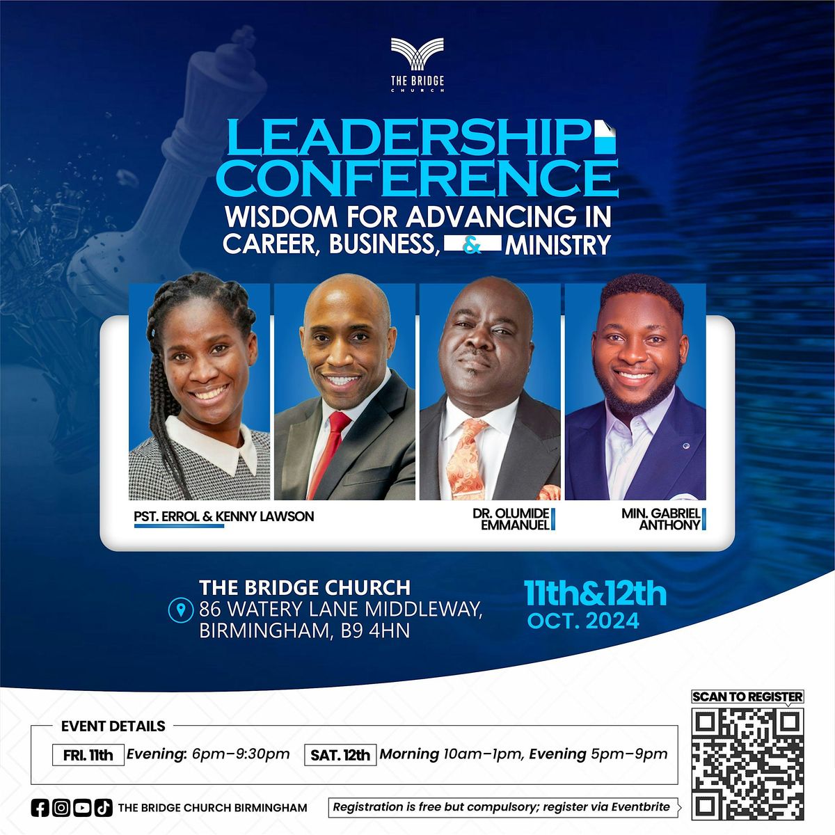 LEADERSHIP CONFERENCE: Wisdom For Advancing in Career, Business & Ministry