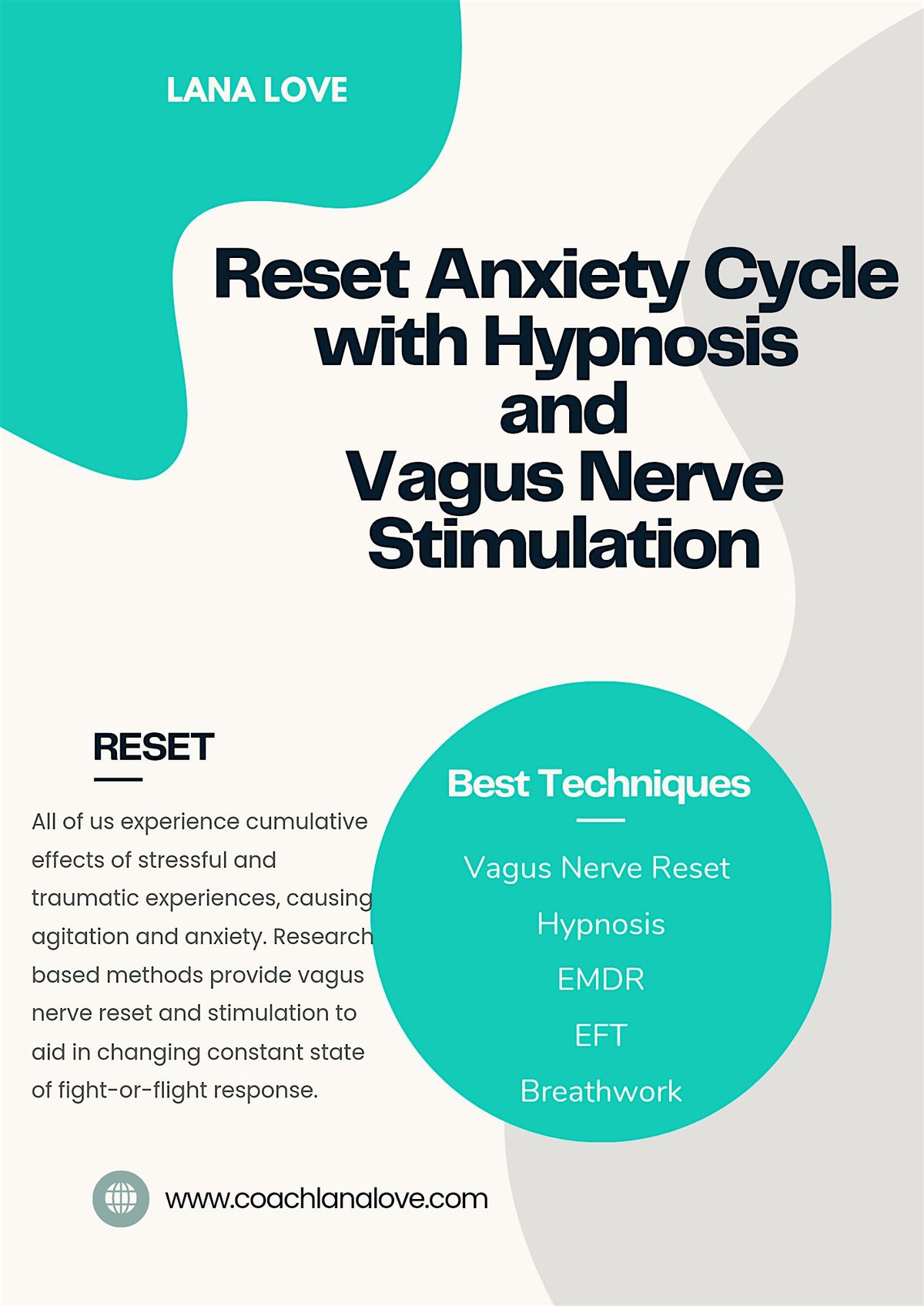 Reset Anxiety Cycle with Hypnosis & Vagus Nerve Stimulation