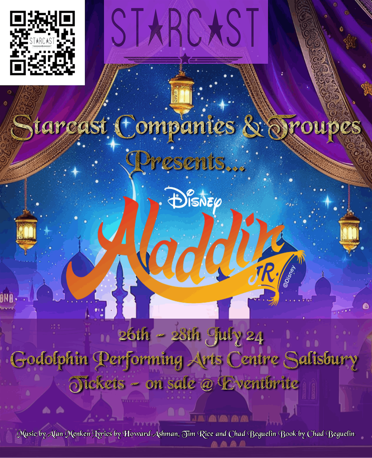 Starcast Companies & Troupes Presents Disney's Aladdin JR