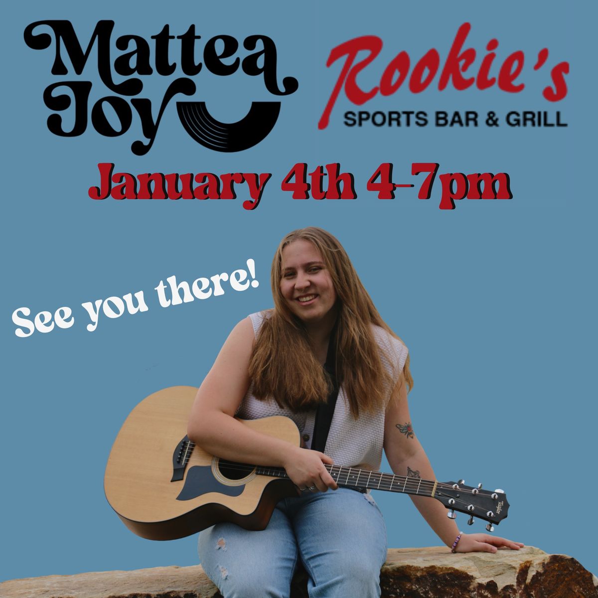 MATTEA JOY @ ROOKIE\u2019S SPORTS BAR AND GRILL