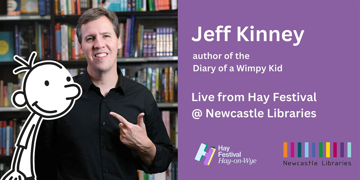 Jeff Kinney Live Stream at Fenham Library, Fenham Library, Newcastle ...