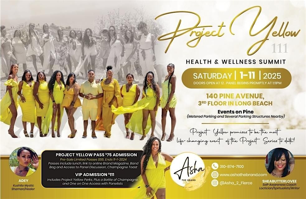 Project Yellow: Health & Wellness