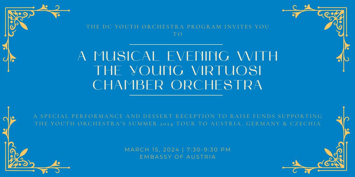 DCYO Tour Fundraiser: A Musical Evening at the Austrian Embassy