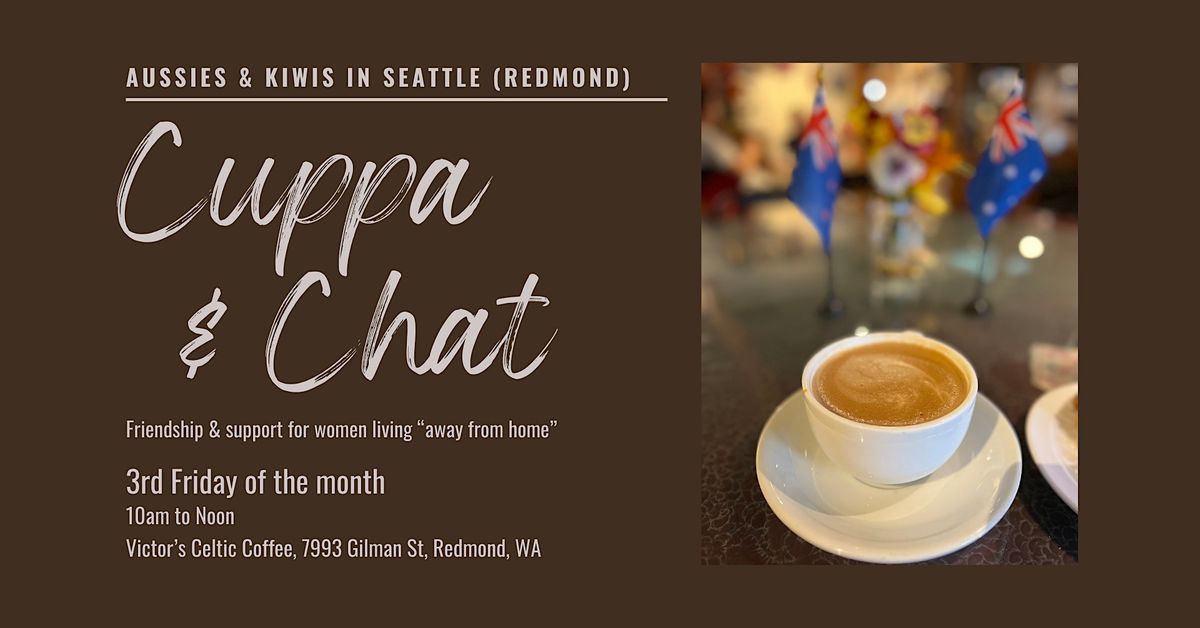 Aussies & Kiwis in Seattle - Cuppa and Chat (Redmond)