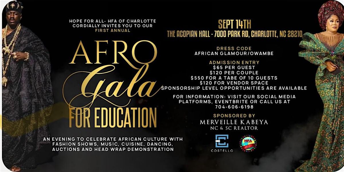Hope for All Gala for Education