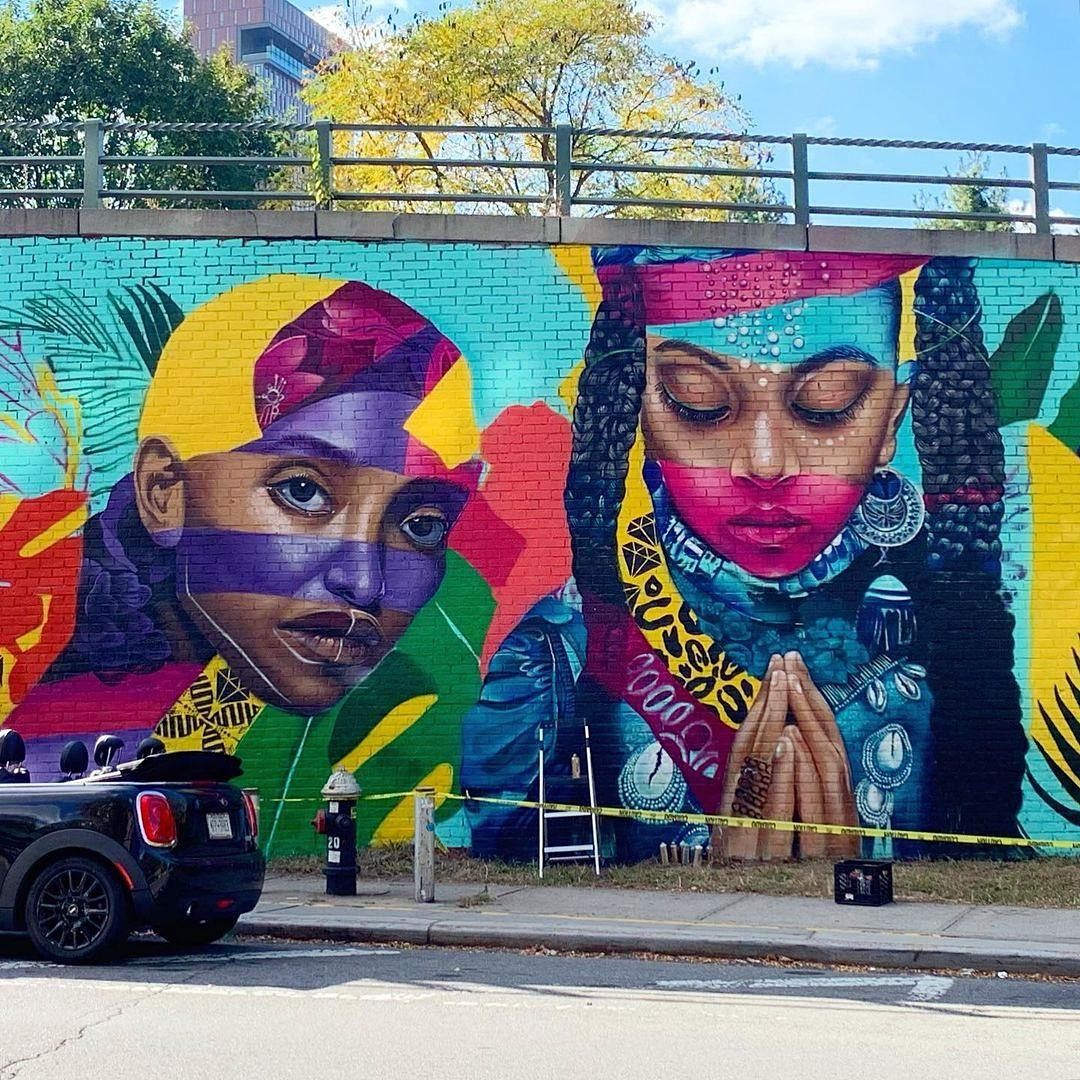 DUMBO First Thursday Mural Tour, Starting Point Mural 1, Brooklyn, 4