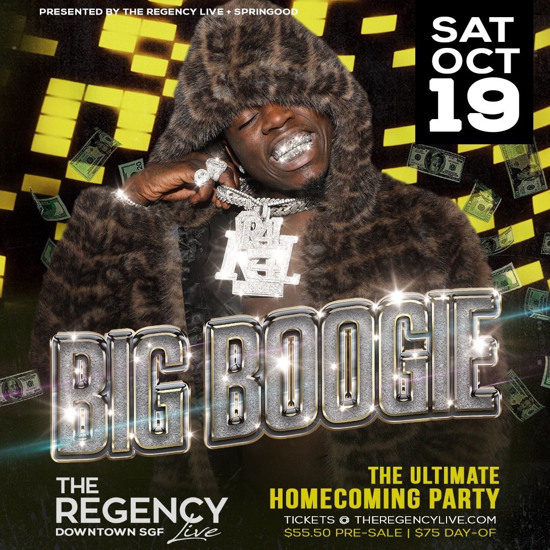 Big Boogie: The Ultimate Homecoming Party at The Regency Live (Springfield, MO)