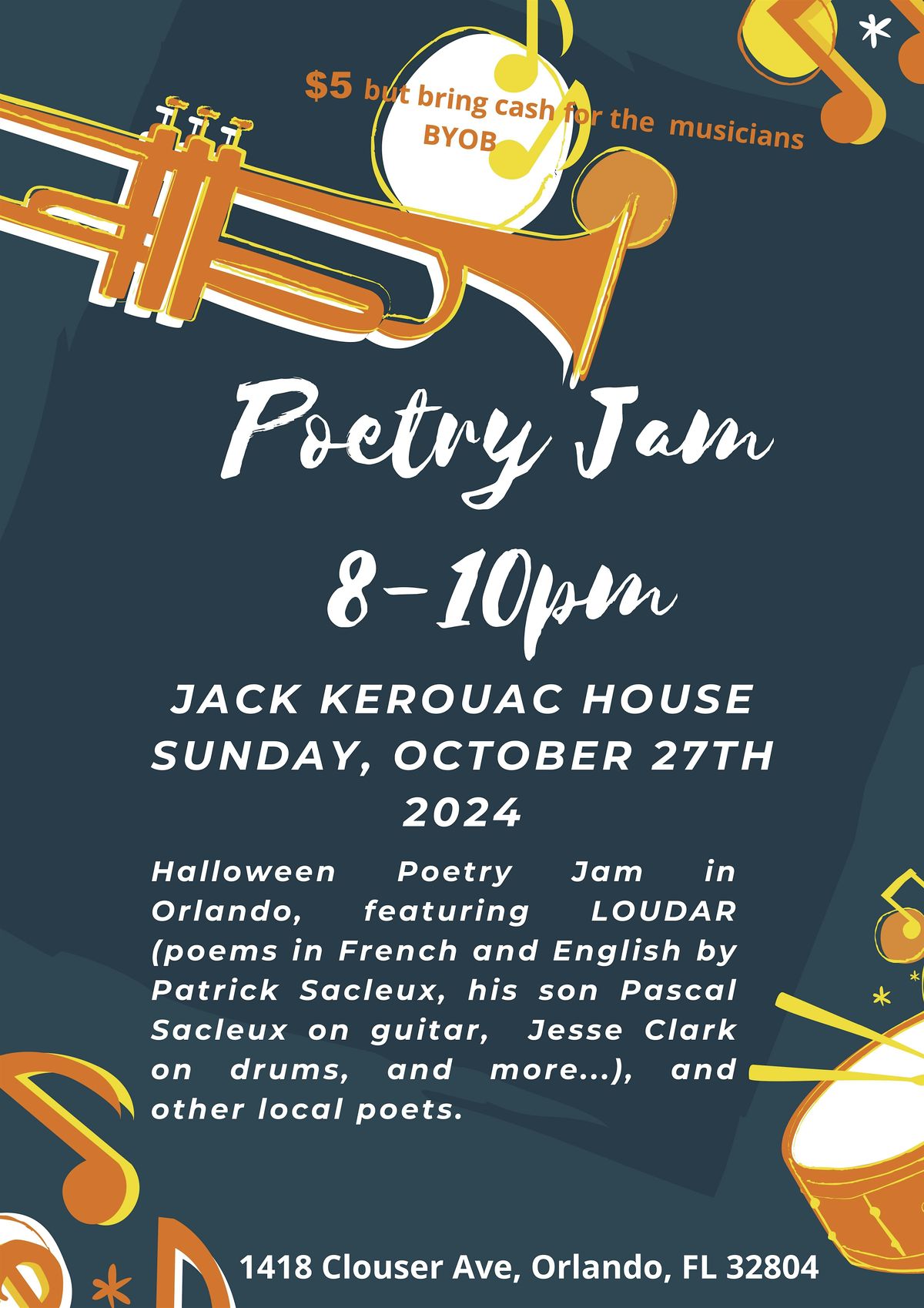 Loudar Poetry Jam with Patrick Sacleux