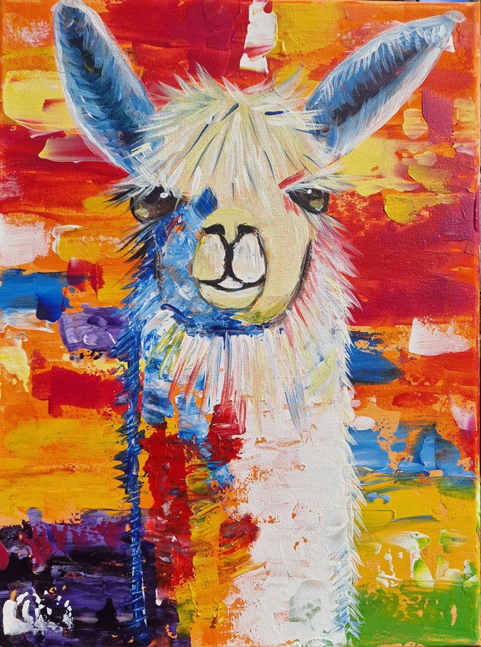 Llama Drama - Paint Party F