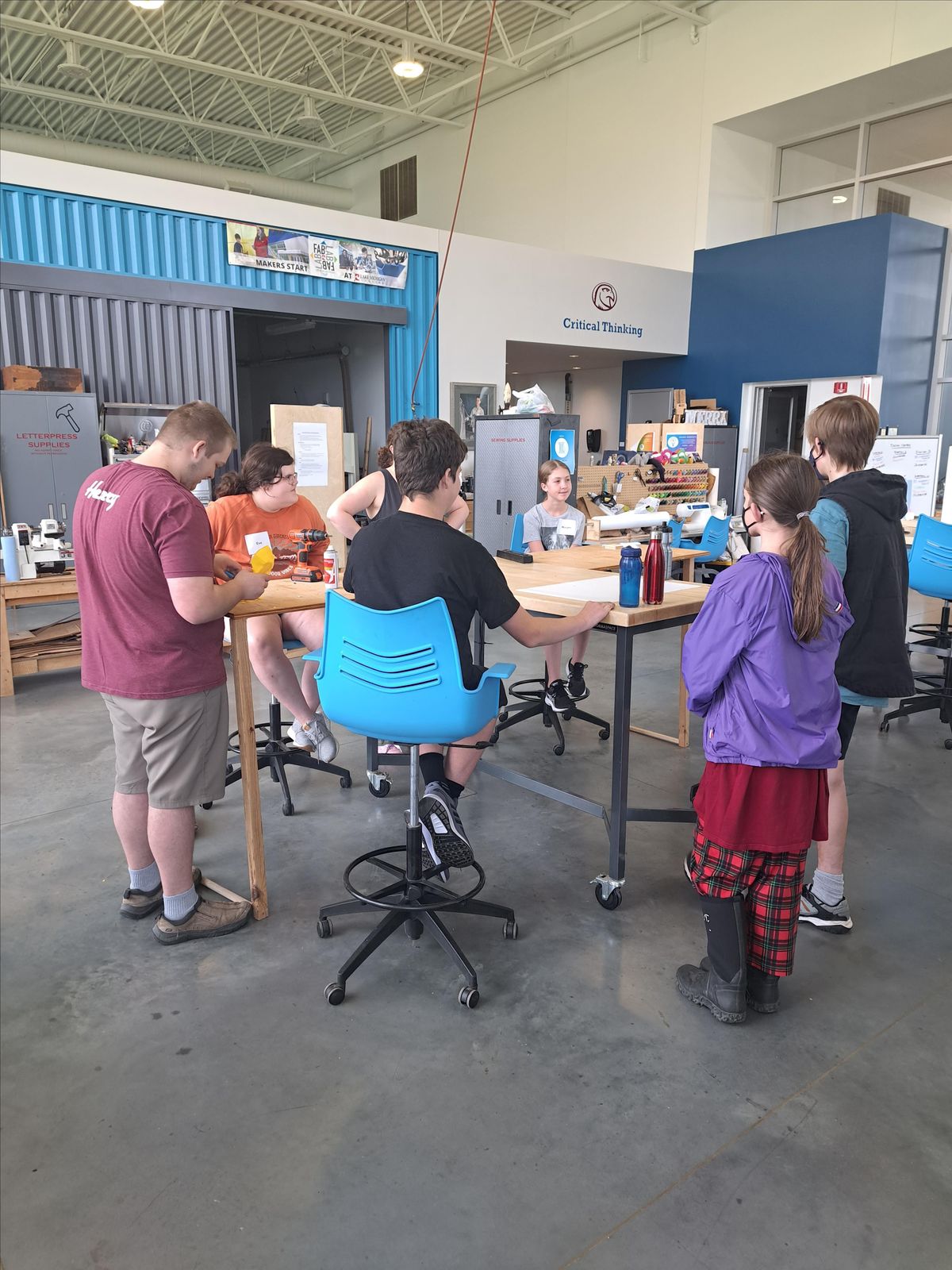 Summer Fab Lab Boot CAMP kids, laser, 3D printing, sewing vinyl cutting