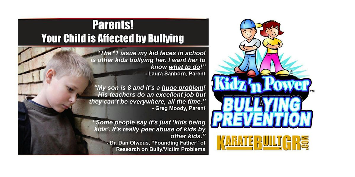 Free Bully Prevention Training at KarateBuilt Grand Rapids