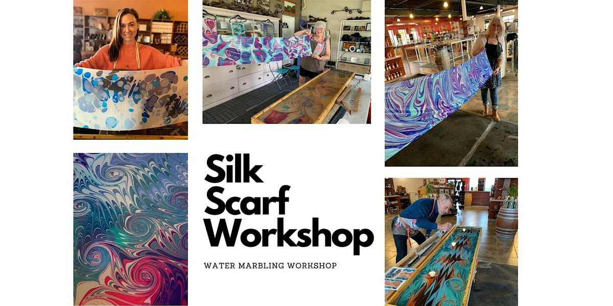 Create a Silk Scarf, SIP & DIP Workshop- KELOWNA