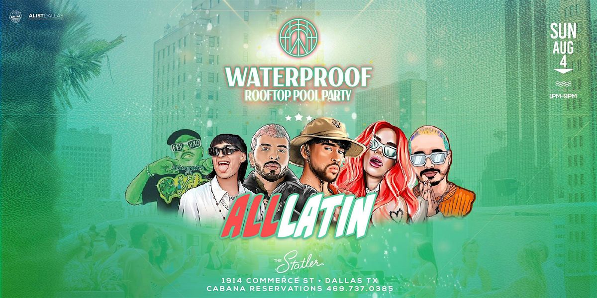 ALL LATIN Waterproof Pool Party