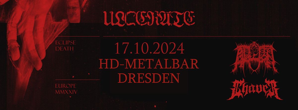 + Ulcerate + Abduction + Chaver - HD-Metalbar Dresden