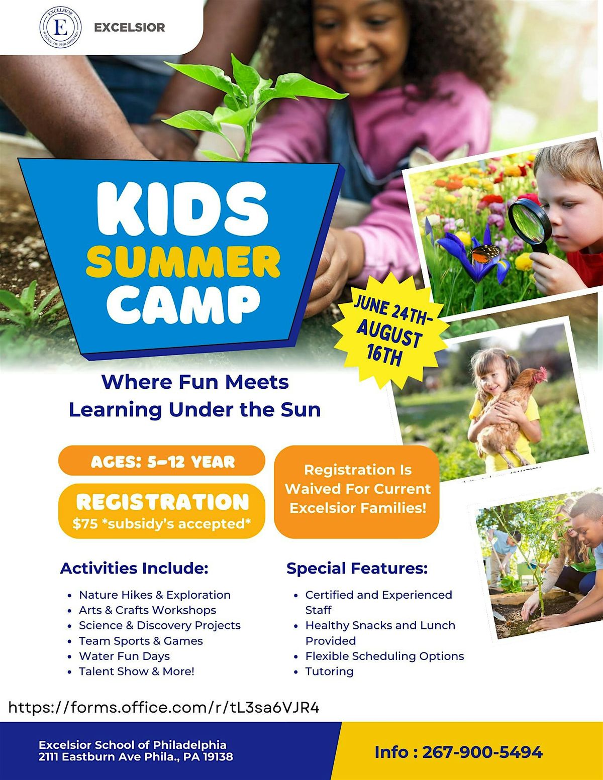 Kid's Summer Camp: Earth Adventures At Excelsior