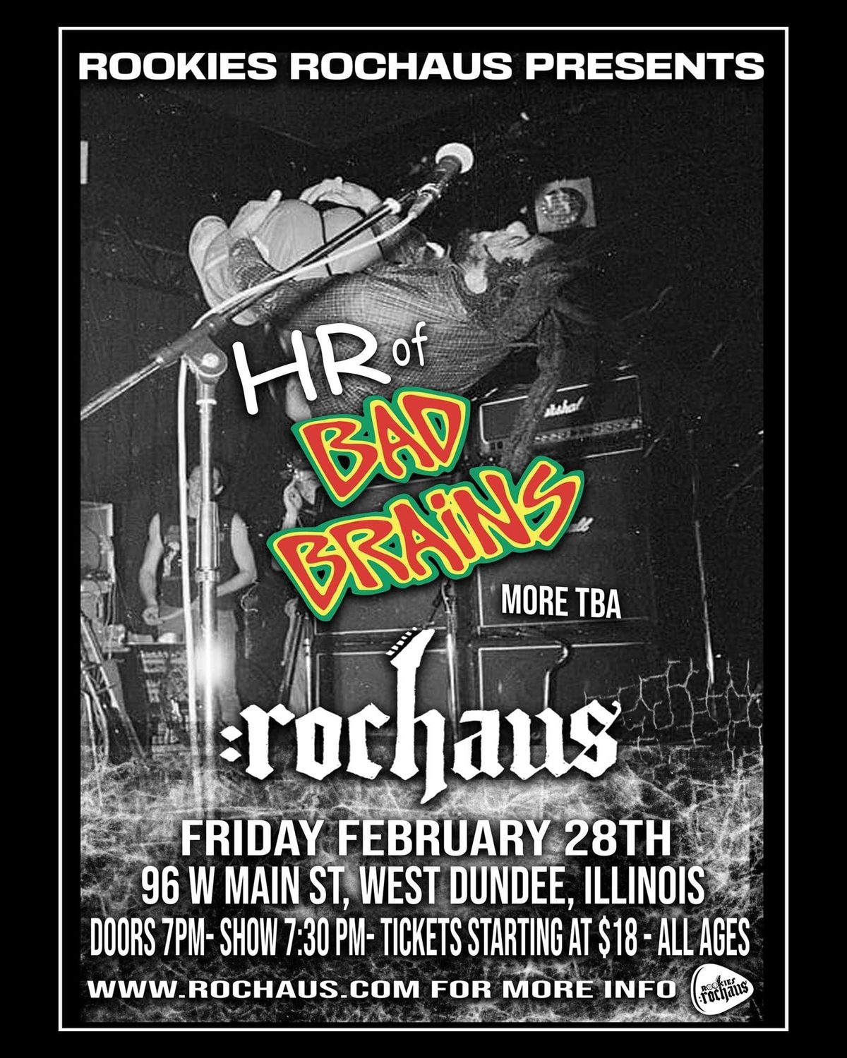 Rookies Rochaus Presents The Legendary HR of Bad Brains