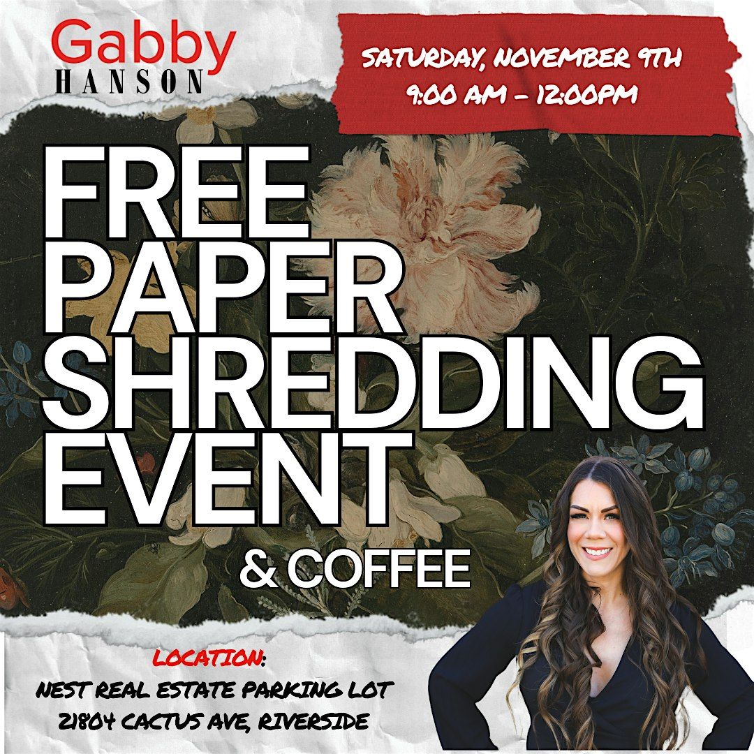 Free Paper Shredding Event