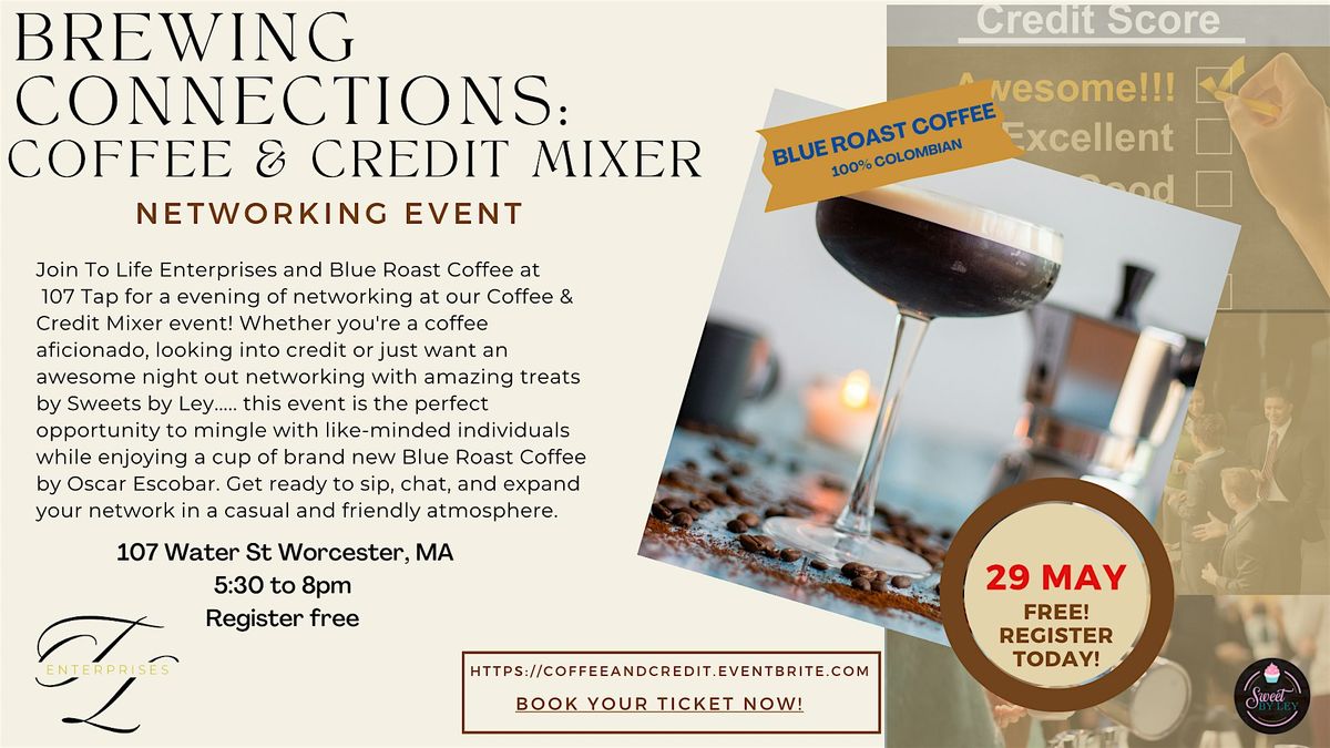 Brewing Connections: Coffee & Credit Mixer
